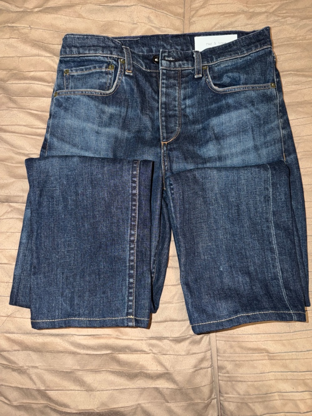 rag & bone Men's Indigo Straight Jeans